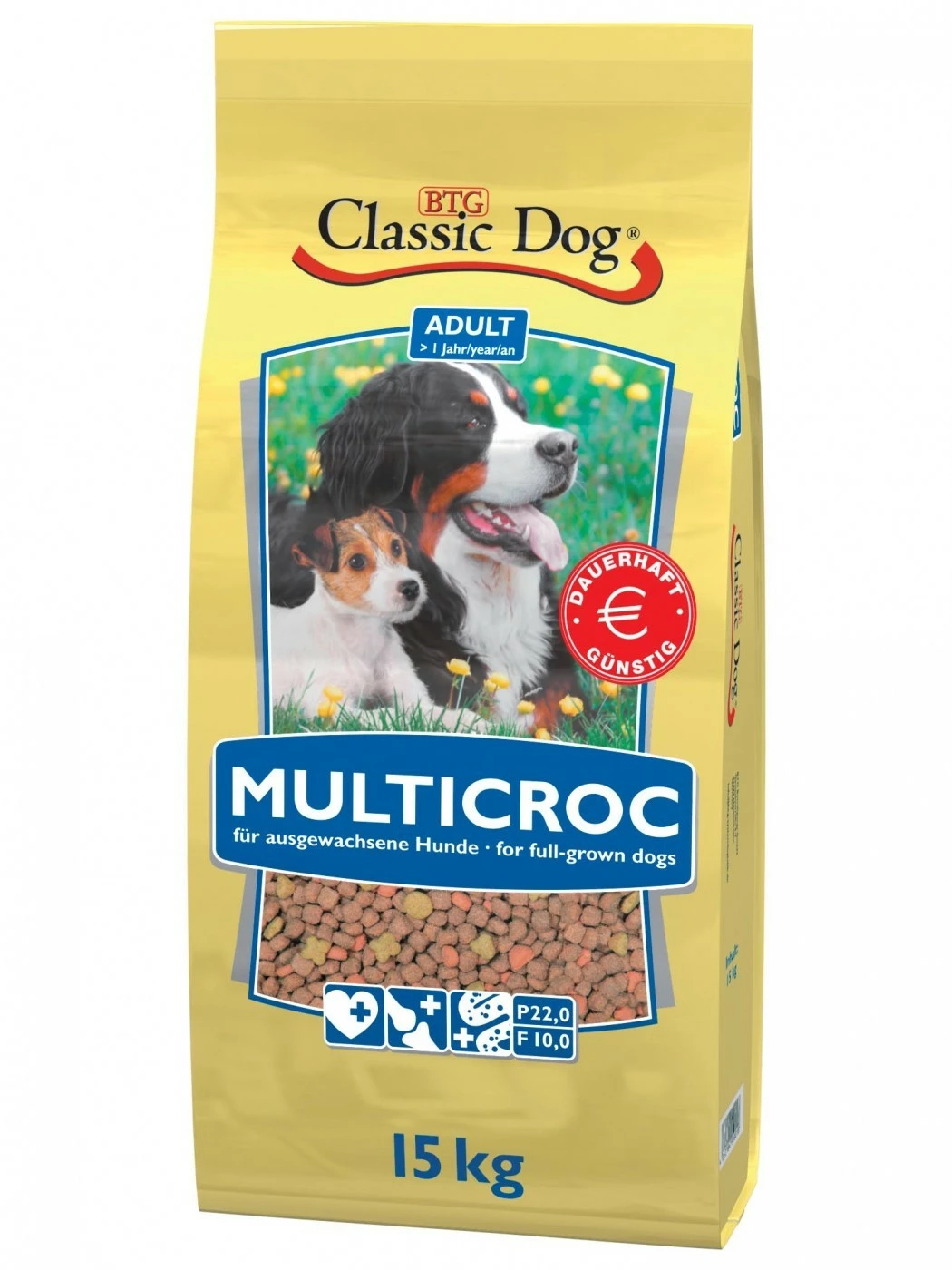 Classic Dog Multicroc | 15kg Hundefutter Kroketten