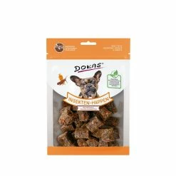 Dokas Snack Insekten-Happen Mehlwürmer, Grillen, Karotte | 10x 100 G