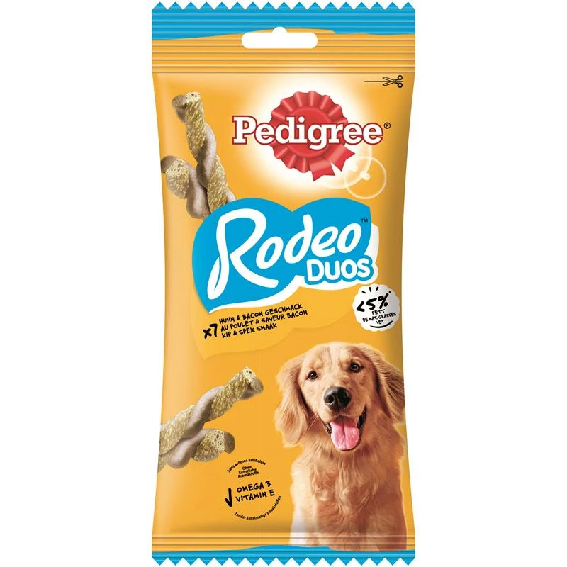 Pedigree Rodeo Mit Huhn & Bacon | 10 X 7 St. (123g) Hundesnack