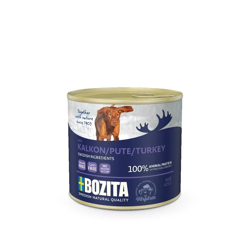 Bozita Dog Dose Pate Pute | 6x 625g Hundenassfutter
