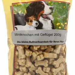 Classic Dog Miniknochen Geflügel | 12x200g Hundesnack