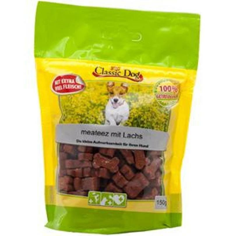 Classic Dog Meateez Mit Lachs | 12x 150g Hundesnack