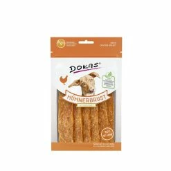 Dokas Dog Snack Hühnerbrust Getrocknet | 12x 70 G