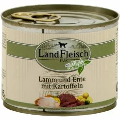 LandFleisch Pur Lamm & Ente & Kartoffeln | 12x 195g