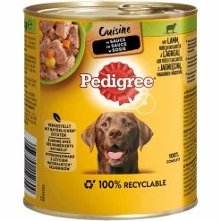 Pedigree Cuisine In Sauce Lamm, Nudeln & Karotten | 12x 800g