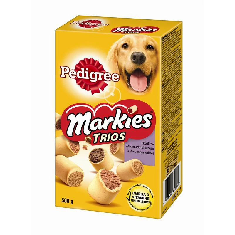 Pedigree Markies Trios | 12x 500g Hundesnack
