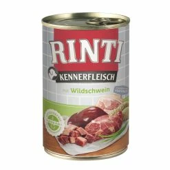 Rinti Kennerfleisch Wildschwein | 12 X 400g Hundefutter Nass