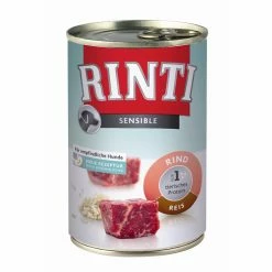 Rinti Sensible Rind + Reis | 12x 400g Nassfutter Für Allergiker