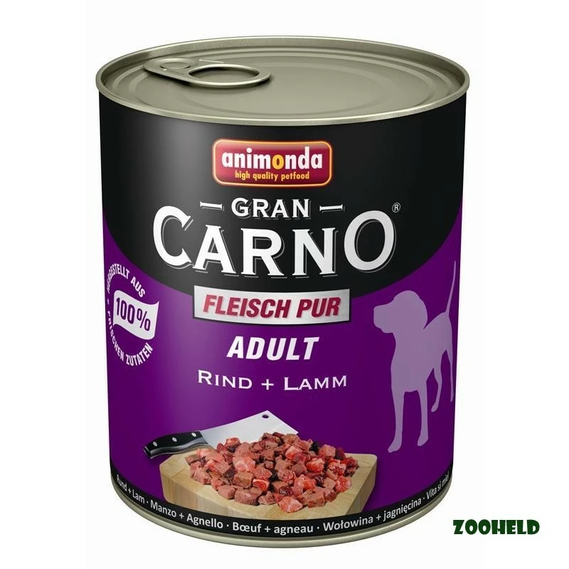 Animonda GranCarno Rind & Lamm | 6x 800g Hundefutter