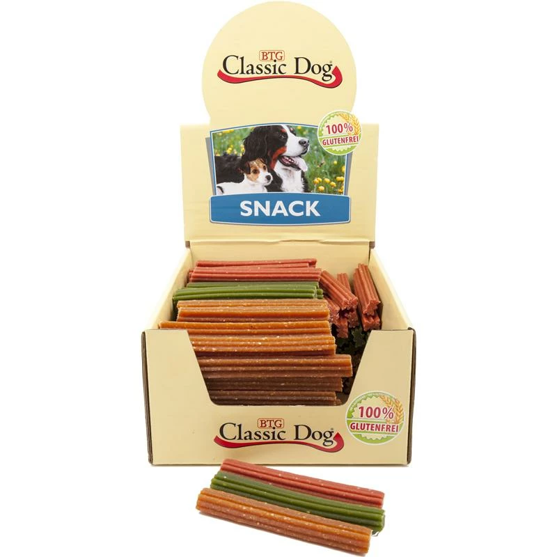 Classic Dog Kaustange Glutenfrei Mini 12cm | 150 Stück Hundesnack