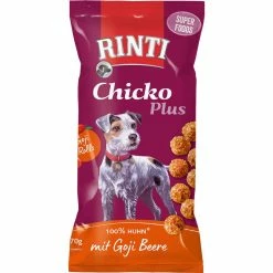 Rinti Chicko Plus Superfoods Mit Goji Beere | 16 X 70g Hundesnack