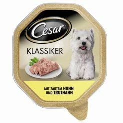 Cesar Klassiker Huhn&Truthahn | 14x 150g Hundefutter