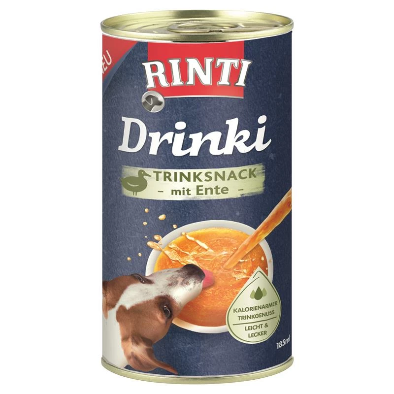 Rinti Drinki Ente | 24x 185ml Trinksnack Für Hunde