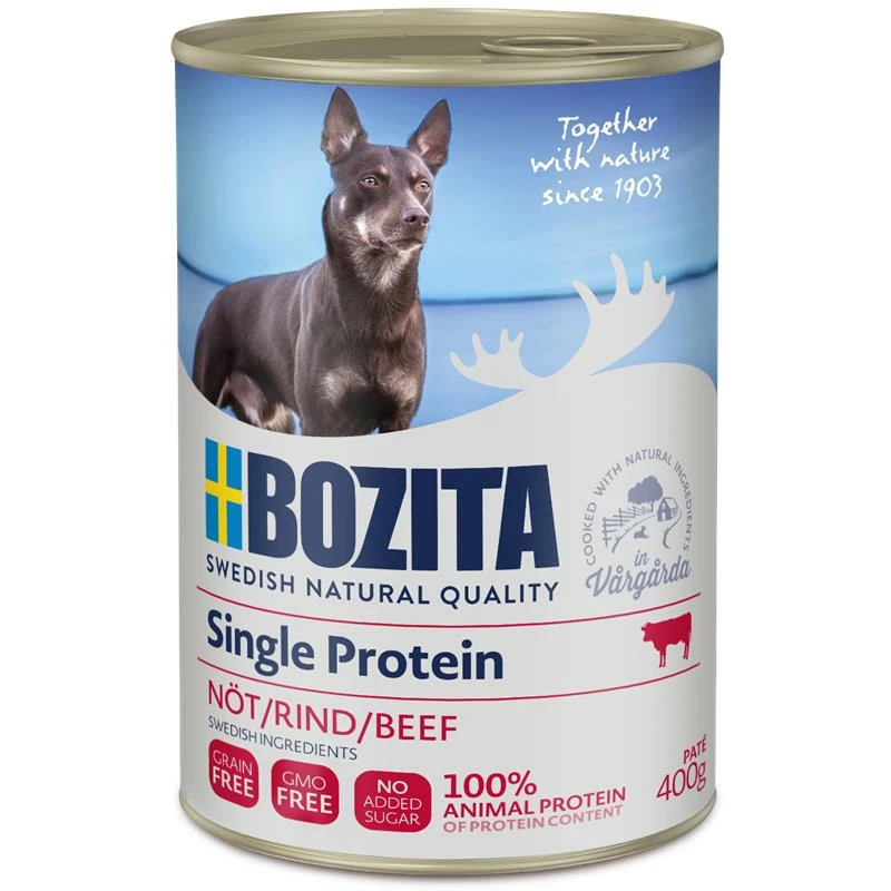 Bozita Dose Rind Singleprotein | 6x400g Hundenassfutter