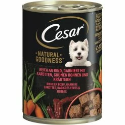 Cesar Dose Natural Goodness Mit Rind | 6x 400g