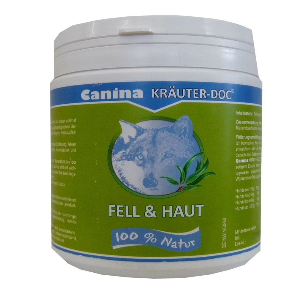 Canina Pharma Canina KRÄUTER-DOC Fell & Haut | 300g Für Hunde