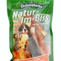 AL-KO-TE Christopherus Seelachs Hähnchenmantel | 12x70g Hundesnack