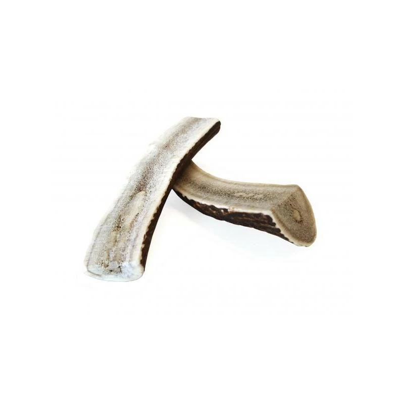 PETS NATURE Chewies Geweih-Snack Halb | Größe L Hundekausnack