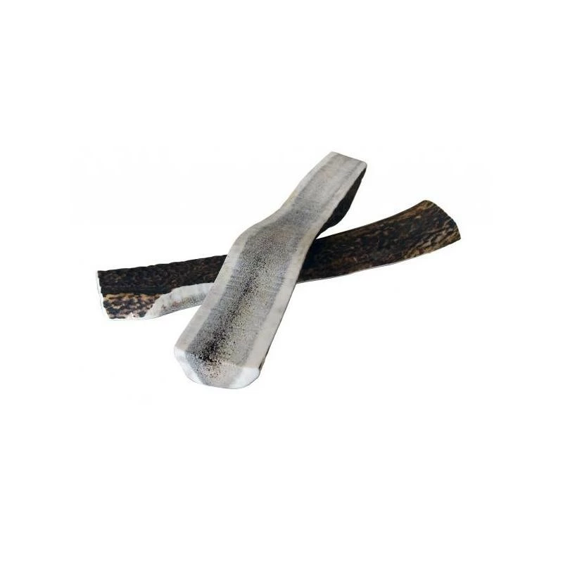 PETS NATURE Chewies Geweih-Snack Halb | Größe XL Hundekausnack