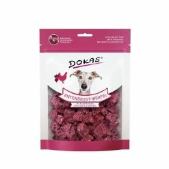 Dokas Entenbrust-Würfel,Kichererbsen,Rote Beete | 8x 150g Hundesnack