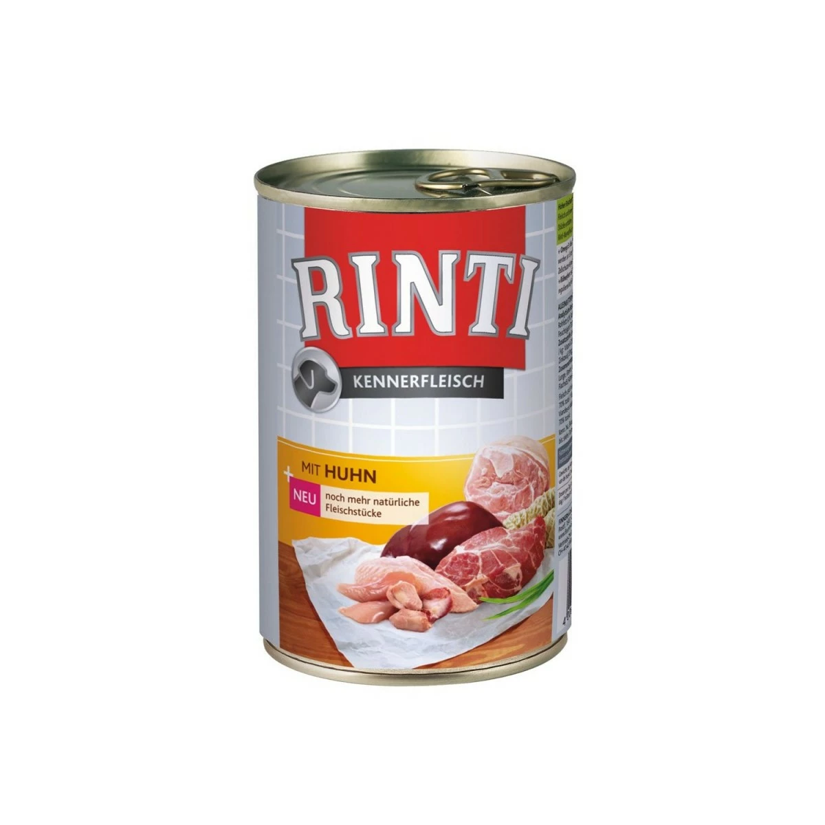 Rinti Pur Kennerfleisch Huhn | 24x 400g Hundefutter Nass