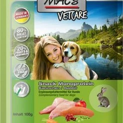 MACs DOG Mono Snack Kaninchen | 9x 100g