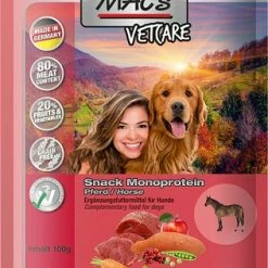 MACs DOG Mono Snack Pferd | 9x 100g