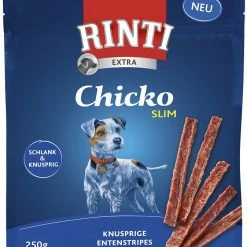 FINNERN Rinti Extra Chicko Slim Ente Vorratspack | 9x 250g Hundesnack