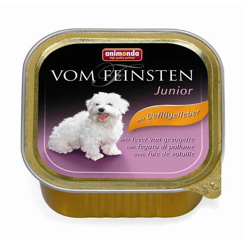 Animonda Junior Geflügelleber | 22x 150g Hundefutter
