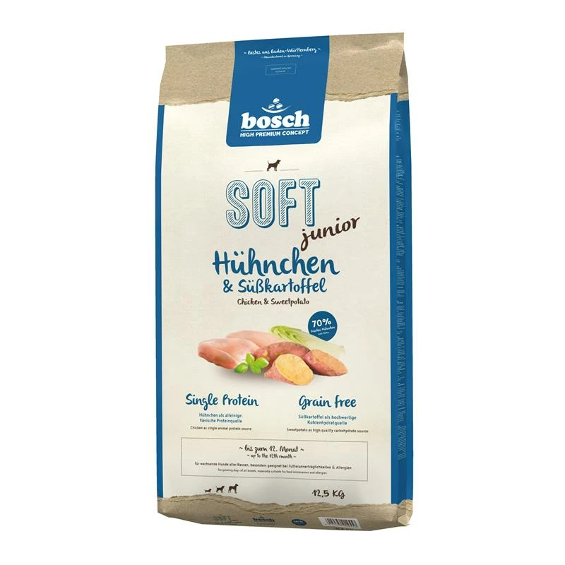 Bosch HPC Soft Junior Hühnchen & Süßkart. | 12,5kg Hundefutter