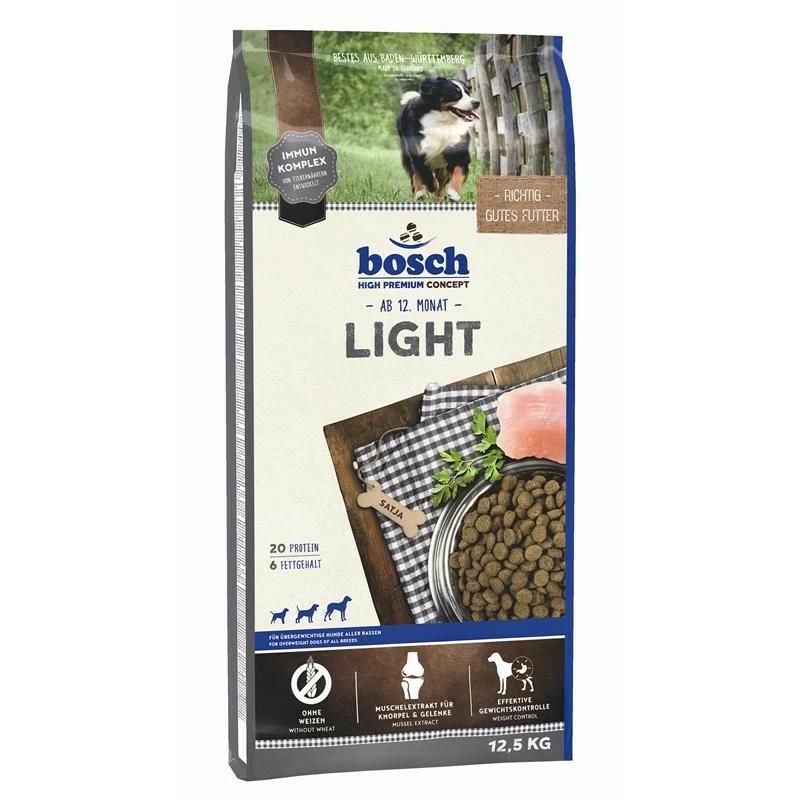 Bosch Light | 12,5kg Futter Für übergewichtige Hunde