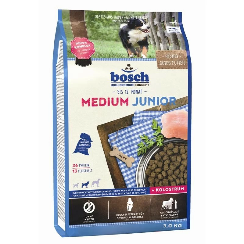 Bosch Medium Junior | 3kg Hundetrockenfutter