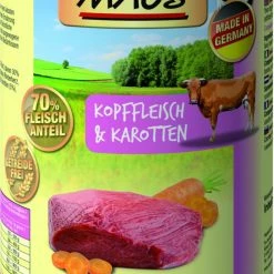MACs Dog Kopffleisch & Karotten | 6x 400g Hundefutter