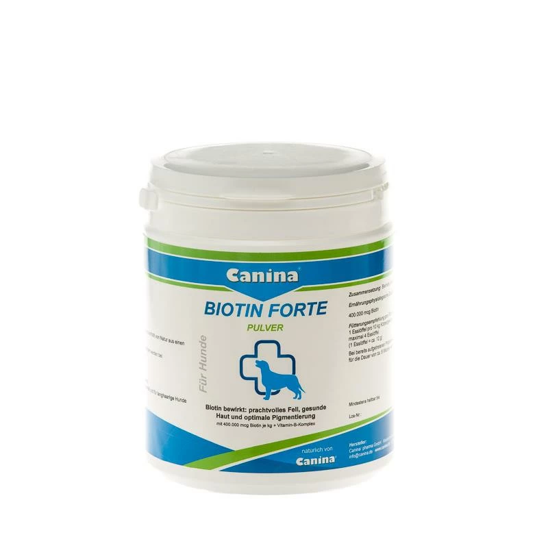 Canina Pharma Biotin Forte Pulver | 500g Ergänzungsfutter Hund