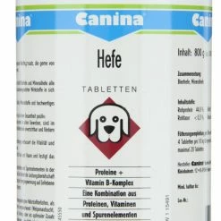 Canina Pharma Canina Hefe Tabletten | 800g Naturprodukt Mit Proteinen