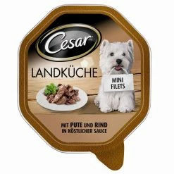 Cesar Mini Filet Mit Pute Und Rind | 14x 150g Hundefutter