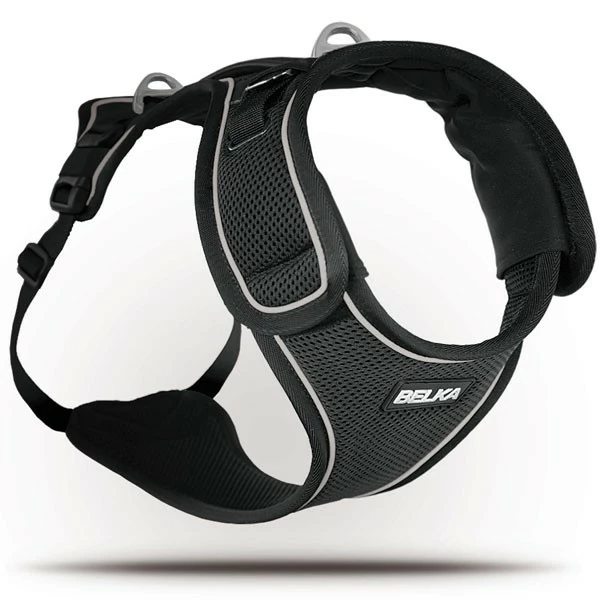 Curli Belka Brustgeschirr Schwarz XL