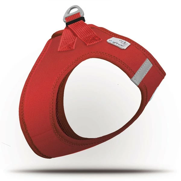 Curli Vest Geschirr Softshell | Rot 3XS Brustumfang 24-28cm