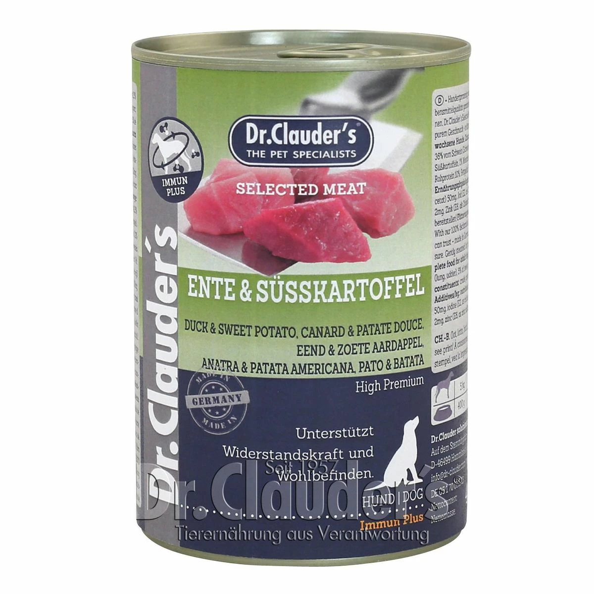 DR. CLAUDERS Dr. Clauder Selected Meat Ente & Süßkartoffel | 6x 400g Hundefutter
