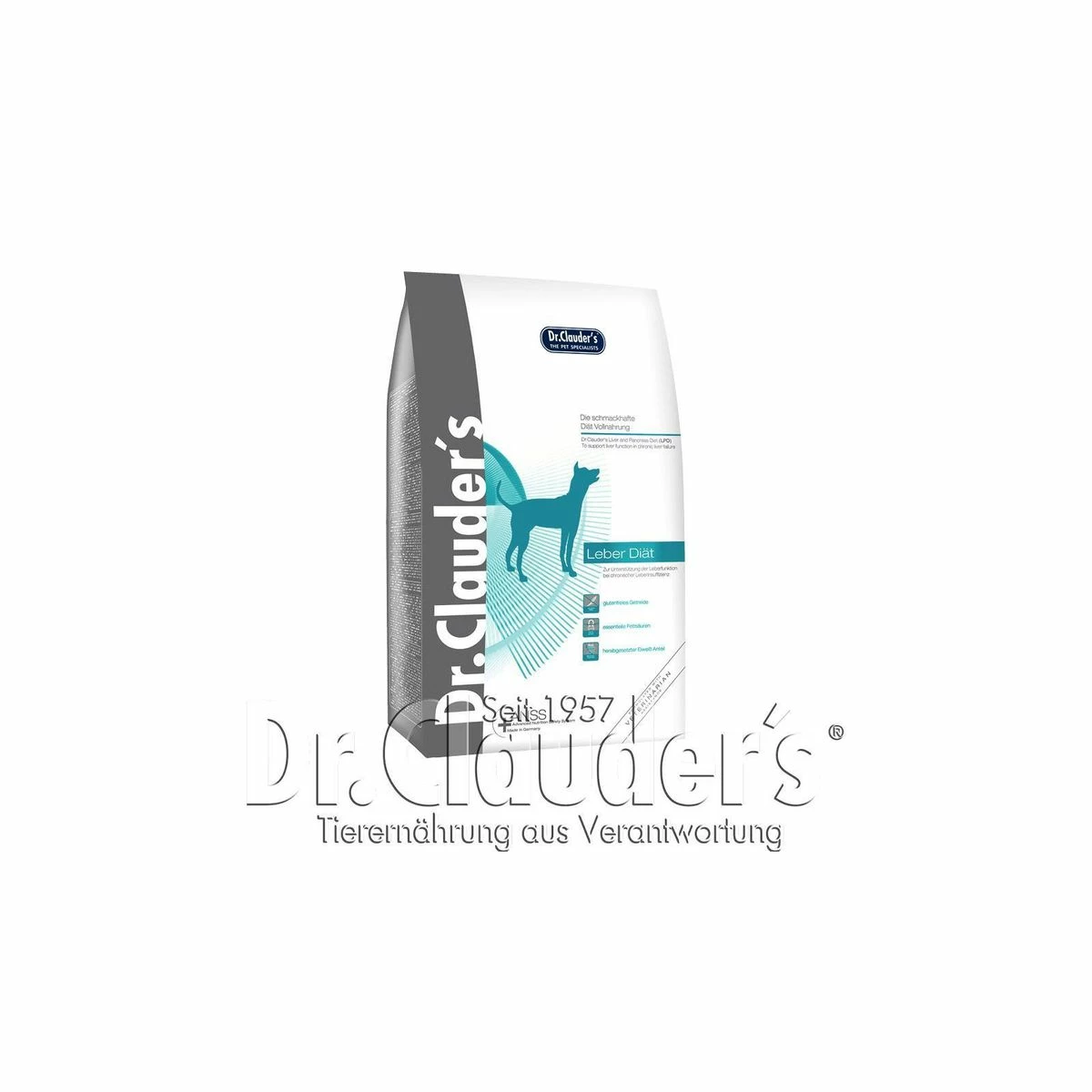 Dr. Clauders Diät LPD Leberdiät | 4kg Hundefutter Trocken