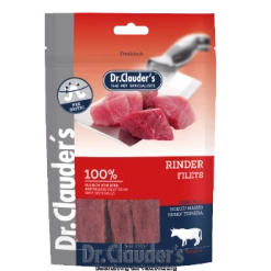 Dr. Clauders Dog Rinderfiletstücke | 10x 80g Hundesnack