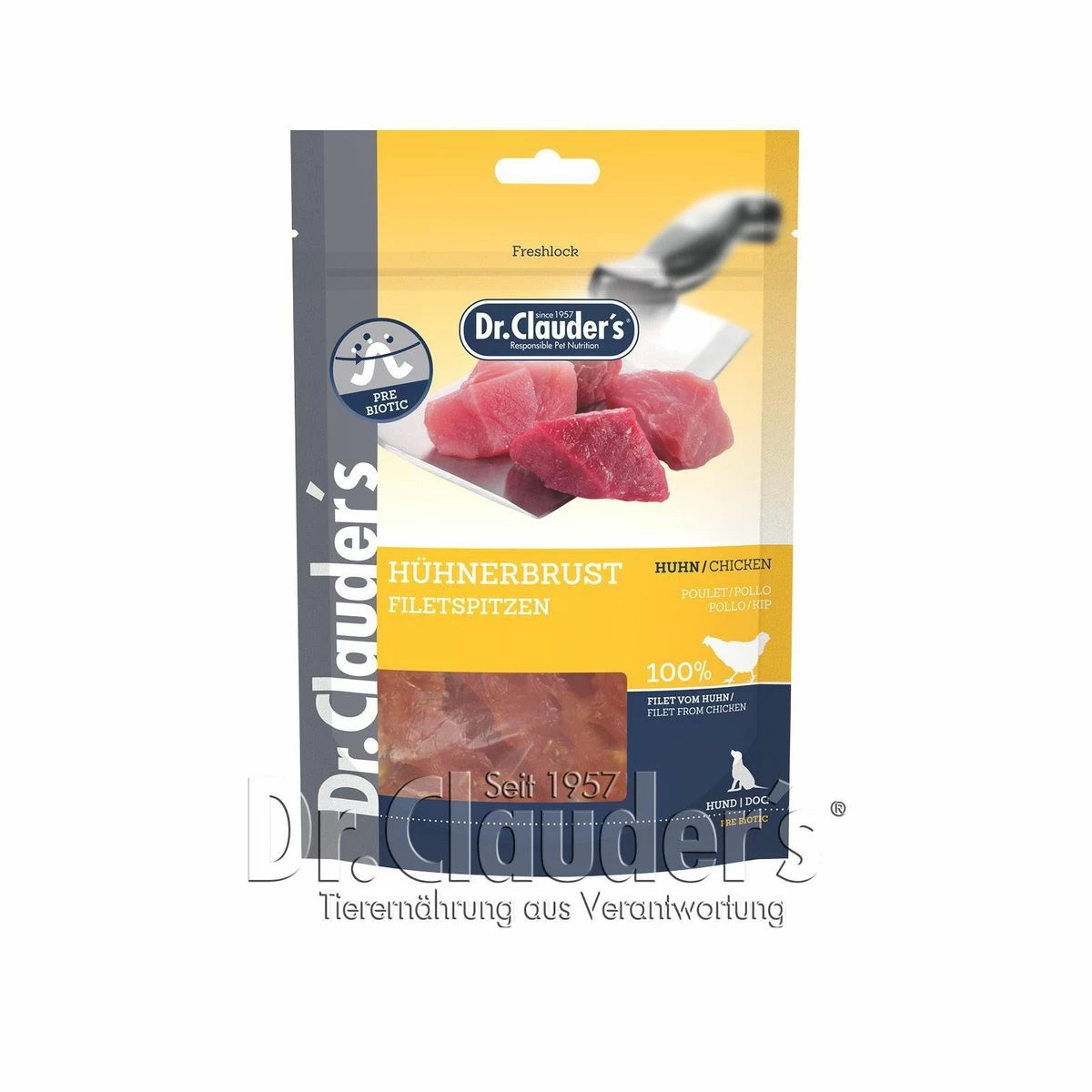 Dr. Clauders Hühnerfiletspitzen | 10x 80g Hundesnack