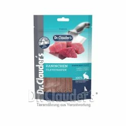 Dr. Clauders Premium Kaninchen Filetstreifen | 10x 80g Hundesnack
