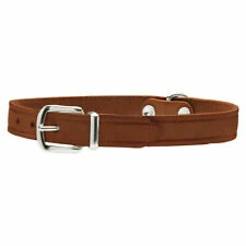 Hunter Aalborg Softvollrindleder Cognac | 32-38cm Hundehalsband