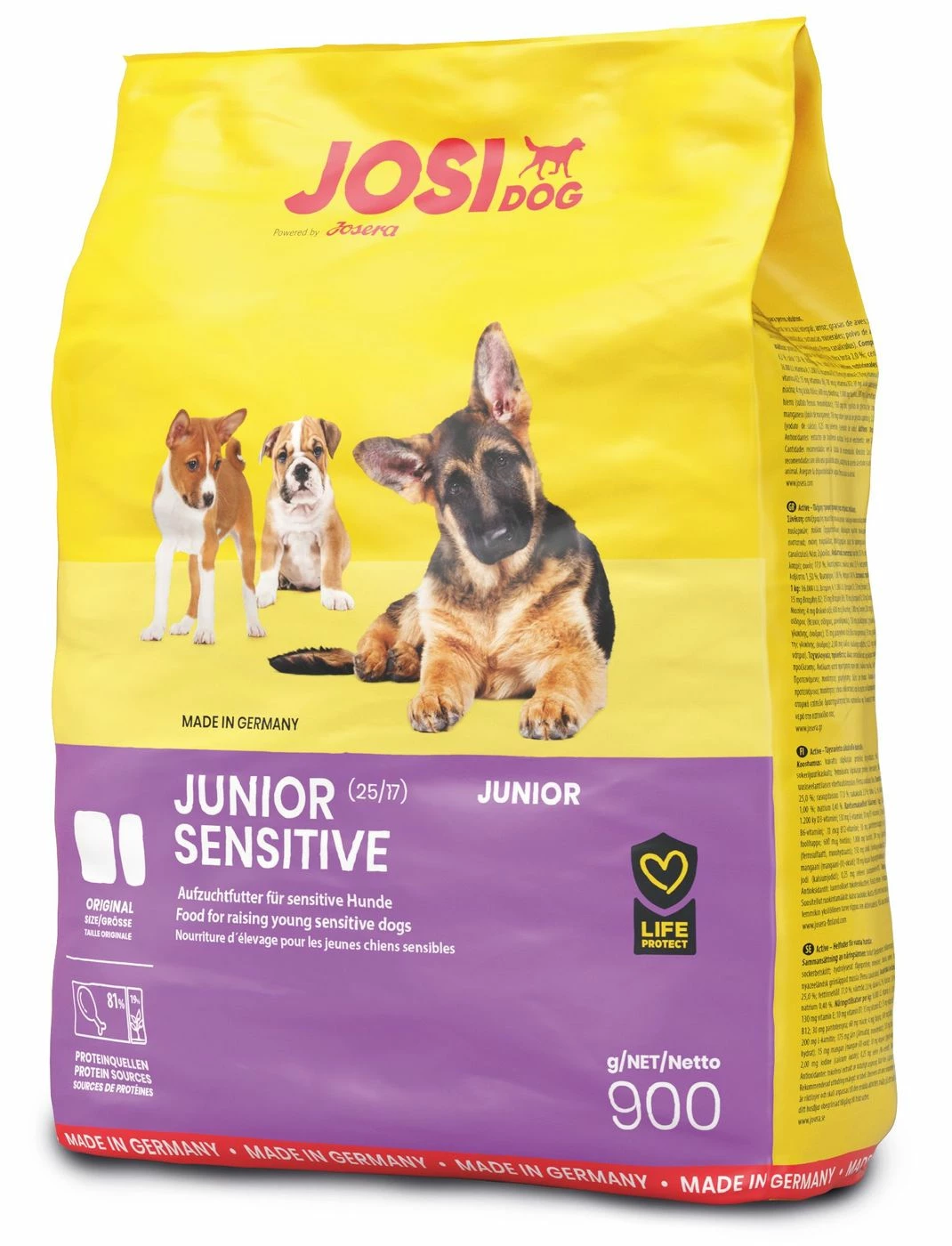 Josera JosiDog Junior Sensitive | 5x 900g Hundefutter Trocken