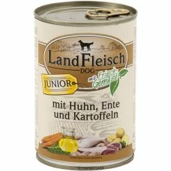 Landfleisch Junior Huhn Und Ente | 12x400g Hundefutter