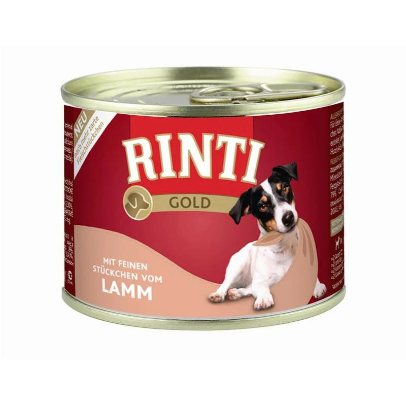 Rinti Gold Lamm | 12x185g Hundefutter Nass