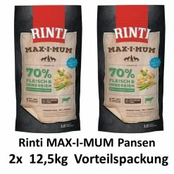 [Paket] Rinti Max-i-mum Pansen | 2x 12kg Hundetrockenfutter