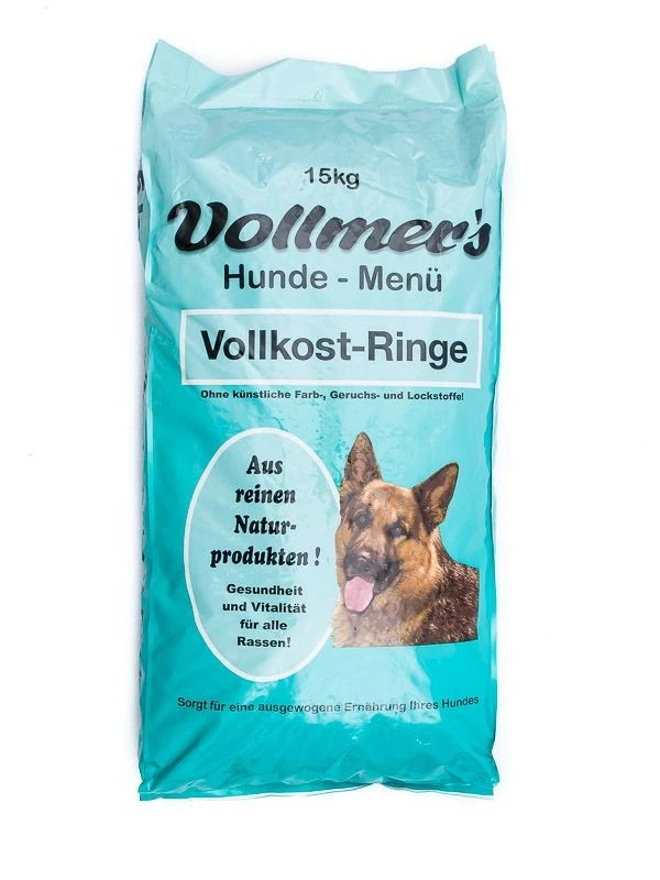 Vollmer´s Vollmers Vollkost-Ringe | 15kg Hundefutter Auf Fleischbasis